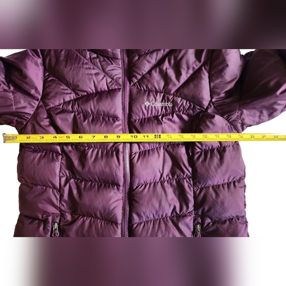 Columbia Coat Jacket Packable Puffer Down Feather 550 Purple Lightweight M - Picture 9 of 11